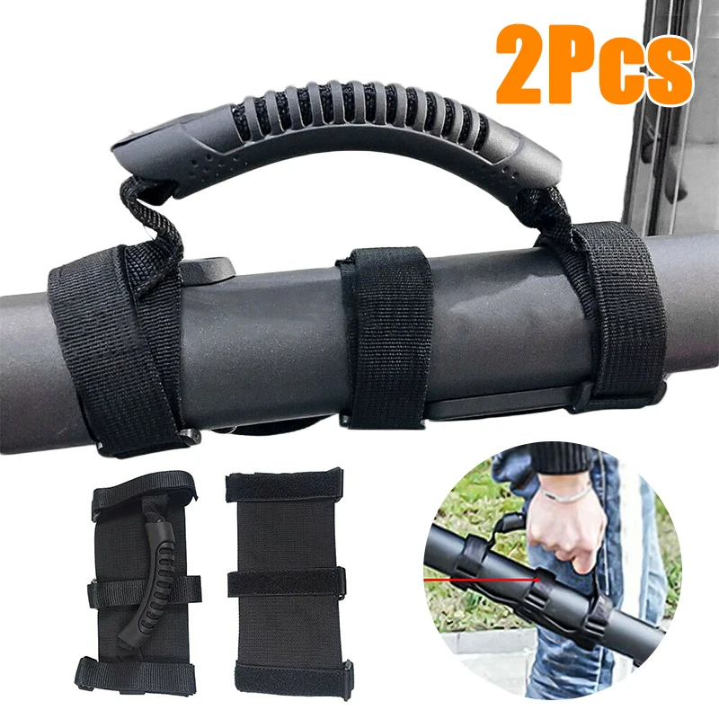 Scooter Handle Strap 20*18*2cm Skateboard Accessory 2Pcs/set Plastic Webbing Carrying Belt Practical Convenient