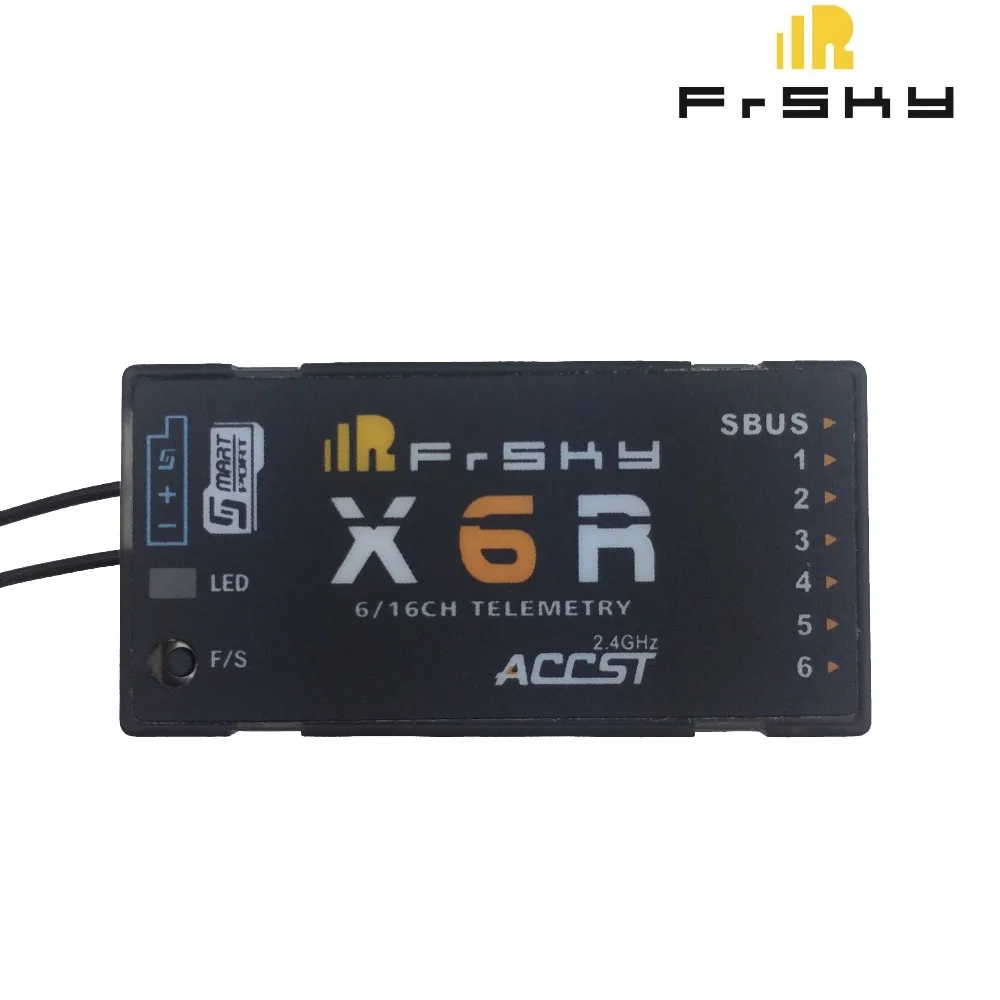 FrSky X6R 2 4 ГГц 6/16Ch S. смарт карта шины Порты и разъёмы приемник телеметрии для