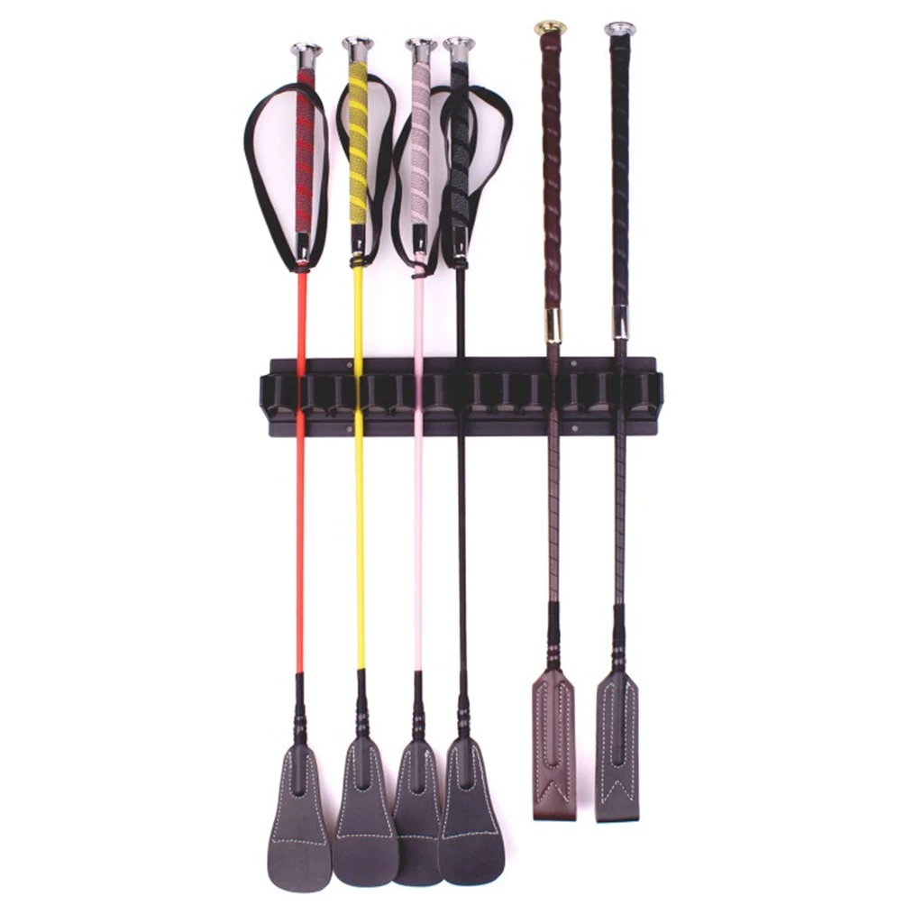 MagiDeal Horse Stables Riding Whip Rack Bracket Hanger Holder Tack Room Equipment Storage - Wall mounted