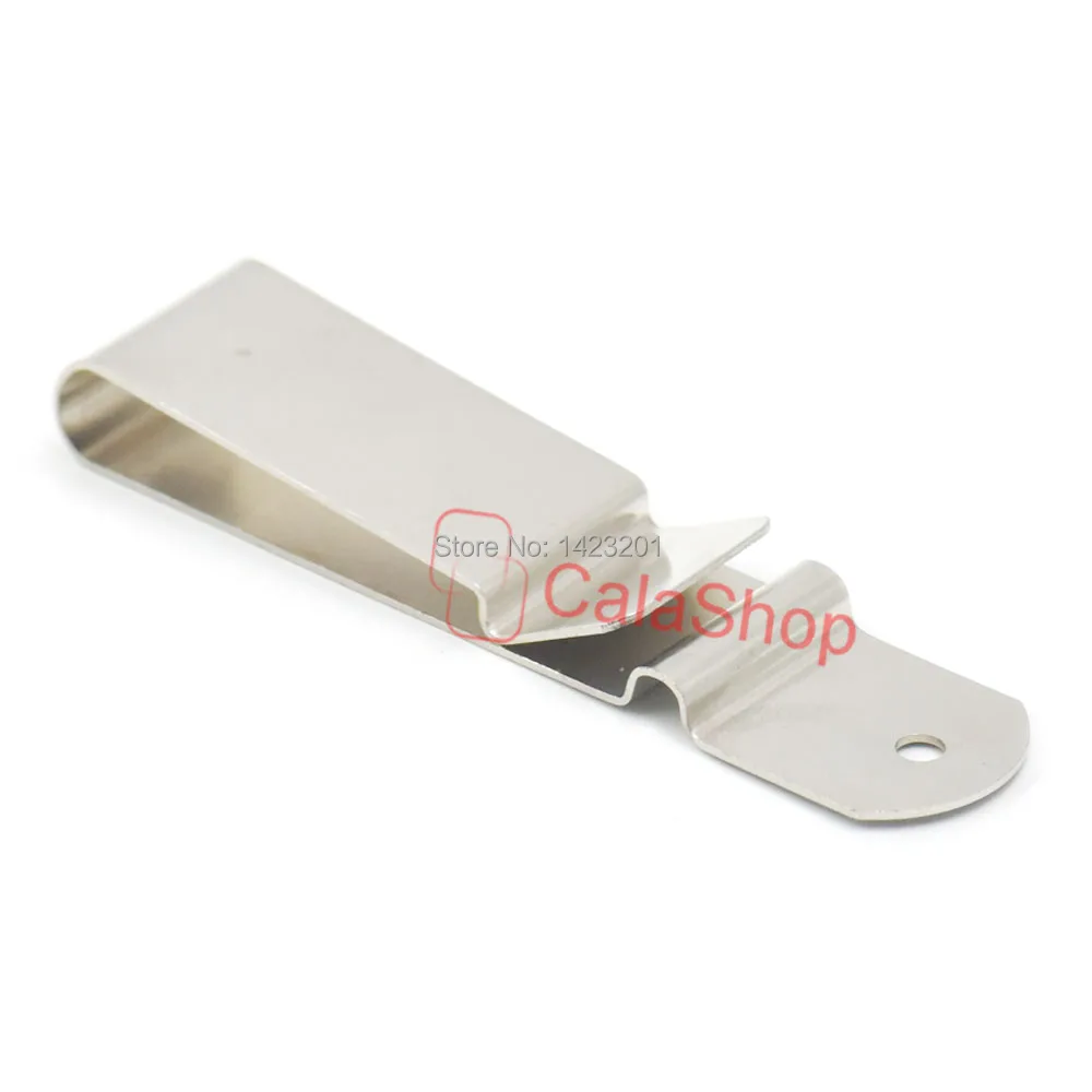 

10 Pcs / Lot 90mmx22mm Metal Holster Sheath Belt Clip Clasp Spring Hook Buckle Keyring Leather Craft Nickle