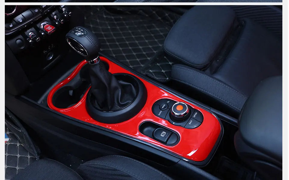 Автомобильная интерьерная Наклейка abs коробка переключения передач для mini cooper F60 земляк аксессуары наклейка