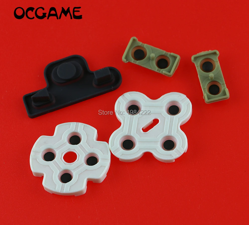 OCGAME 60 компл./лот сменный проводящий резиновый джойстик для контроллера PS3|rubber