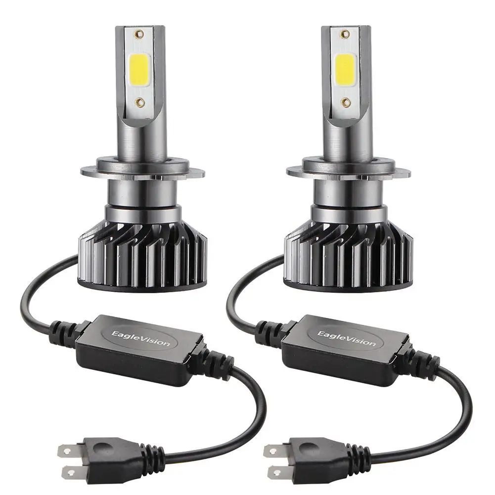 LumiParty 2 шт. мини Автомобильная светодиодная лампа для фары H1 H7 H8/H9/H11 9005/HB3 9006/HB4