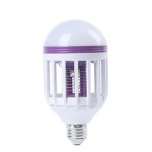 12 Вт Светодиодный светильник 2 в 1, светильник Zapper E26/E27, инструменты для спальни, ловушка для насекомых, летающий насекомый, летний светильник ing