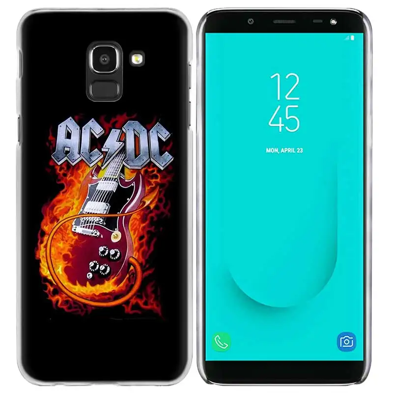 ACDC рок Жесткий ПК чехол КРЫШКА ДЛЯ samsung Galaxy A50 A30 A10 S10 S10e плюс A9 A8 A7 A6 плюс A9 Star Lite M30 M20 M10 Fundas - Цвет: 04