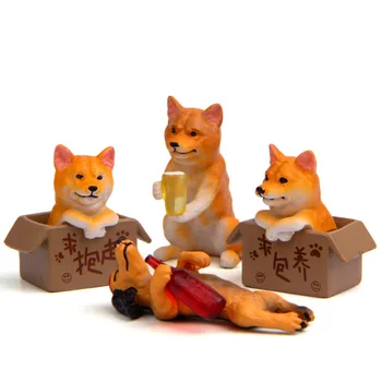 

Zakka Groceries Warm Series Japan T-ARTS Demand Package A Corgi Dog Hand Do All-match Landscaping Doll