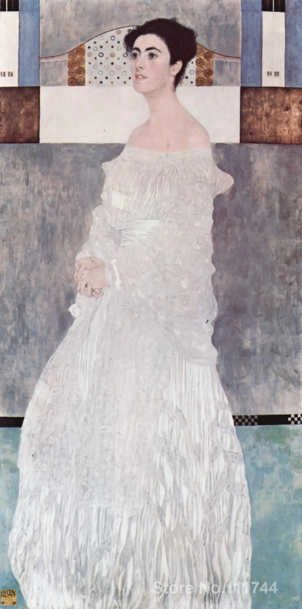

Women paintings Portrait Of Margaret Stonborough Wittgenstein Gustav Klimt art oil on canvas High quality Hand painted