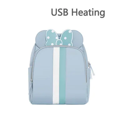 Детская сумка для подгузников, модная сумка для мам, USB нагревательная сумка для подгузников, рюкзак для путешествий, дизайнерская коляска, сумка для кормления - Цвет: 014