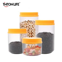 TINTON LIFE вакуумные банки для хранения вещей и продуктов банки для вакуума и уплотнения 4шт с вакуум насосом(2200 мл+ 1600 мл+ 1000 мл+ 700 мл