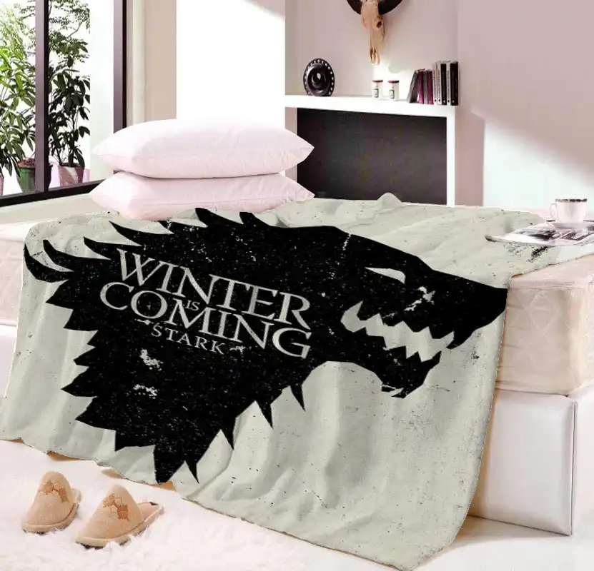 Detail Feedback Questions About Custom Of Thrones Blanket Manta Custom Of Thrones Blanket Manta Falafel Sofa Bed Plane Travel Bedding 150x200cm
