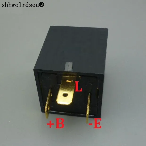 

shhworldsea 1pcs 3 Pin Car Flasher Relay For 12v 24v Car Motorcycle Flasher Fix Led Turn Light Indicator Strobe