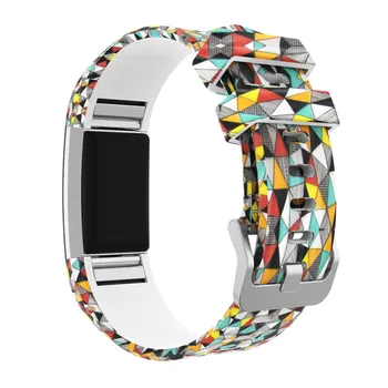 

2019 Watchbands Sport Silicone Replacement Wristband Wrist Strap For Fitbit Charge 2 Fashion Sports Buckle Men Women Watch Belts