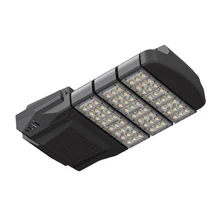 90 W CREE светодиодный уличный свет IP65 Водонепроницаемый Черный Цвет Энергосберегающие Регулируемый углов шоссе уличного фонаря метро свет AC85-265V