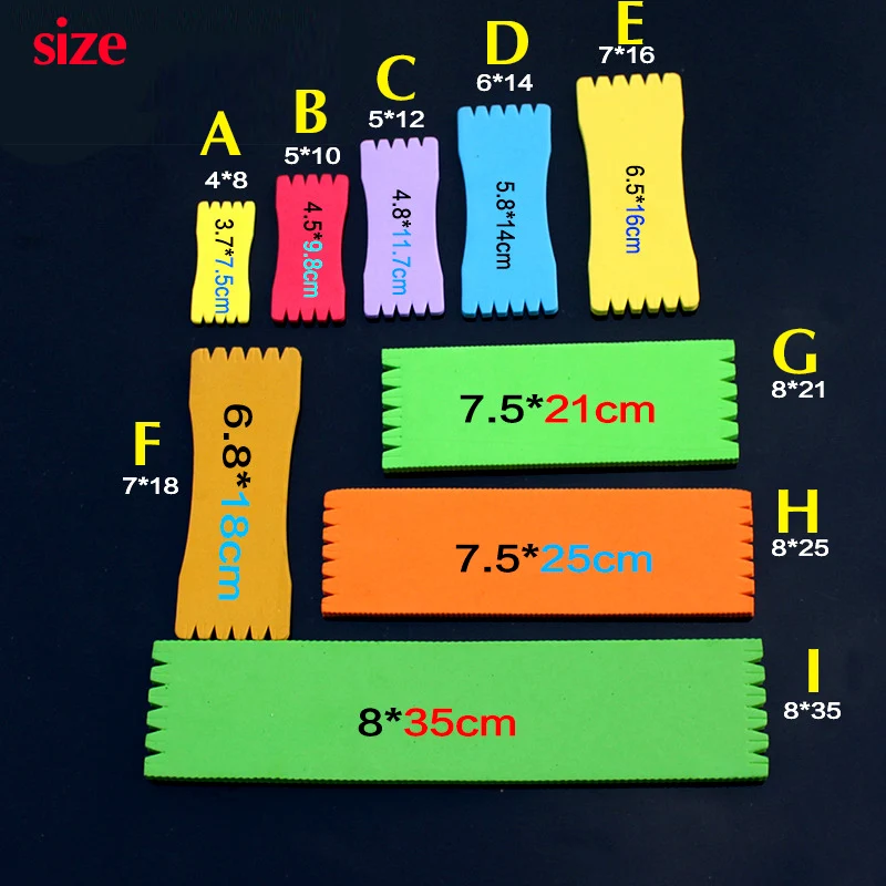

10Pcs/lot EVA Foam Fishing Line Plate Fishing Winding Line Board 12cm Carp Lure Trace Wire Leader Swivel Fishing Tackle Box