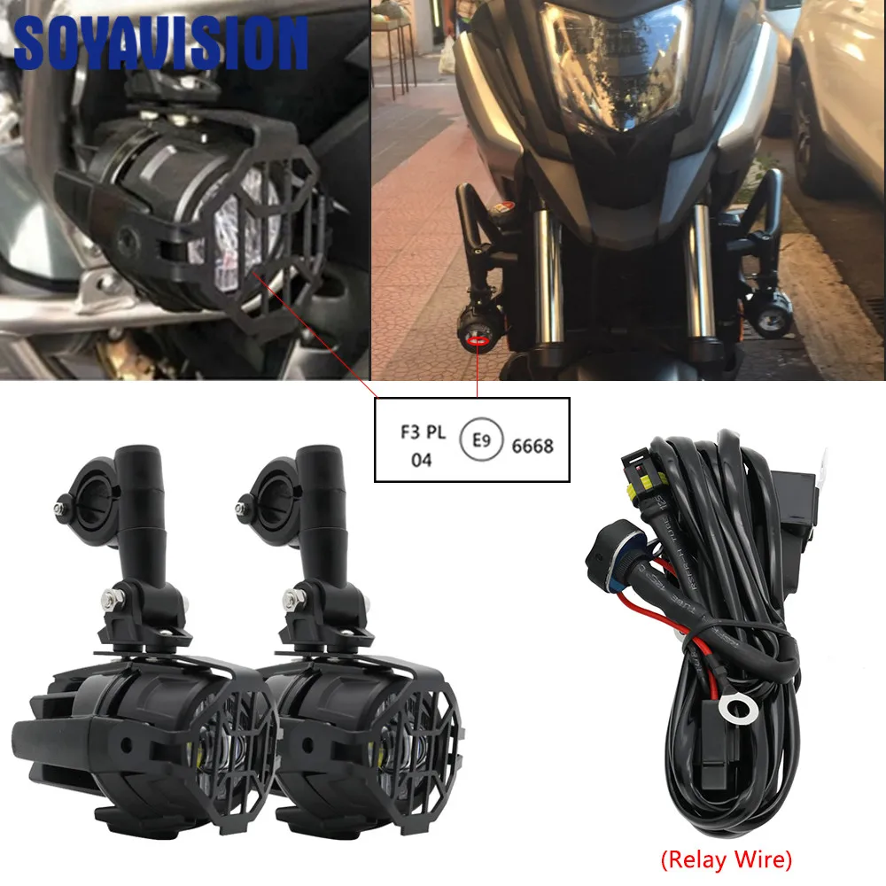 

Set For BMW R1200GS Front Brackets Led Driving Lights E9 for BMW R 1200 GS Adventure LC 2014 - 2016 Motorcycle Accessories Parts