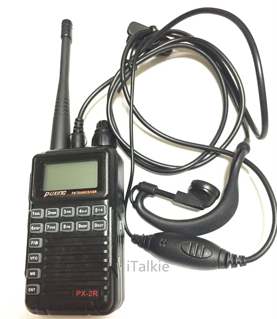 PX2R плюс версия UHF mi-ni двухстороннее радио 400-470Mhz FM приемопередатчик PX 2R cb ham радиостанция PUXING PX-2R mi ni Walkie - Цвет: PX2R with Earphone