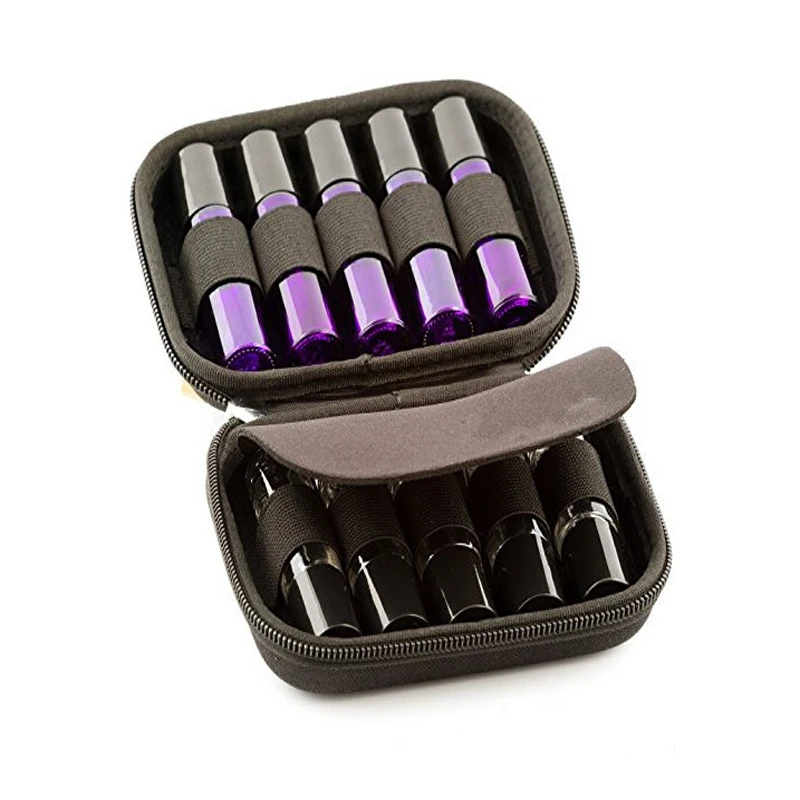 

10 Slot Shockproof Bottle Case Protect for 10ML Essential Oils Bottle Storage Bag Travel Carrying Organizer Holder Makeup Bag