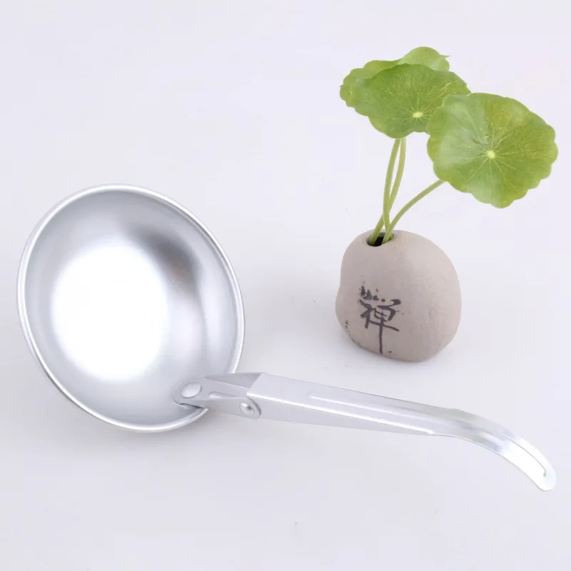 Plegable cuchara sopa aleación de aluminio peso ultraligero acampar al aire libre supervivencia viaje Picnic cocina cuchara vajilla