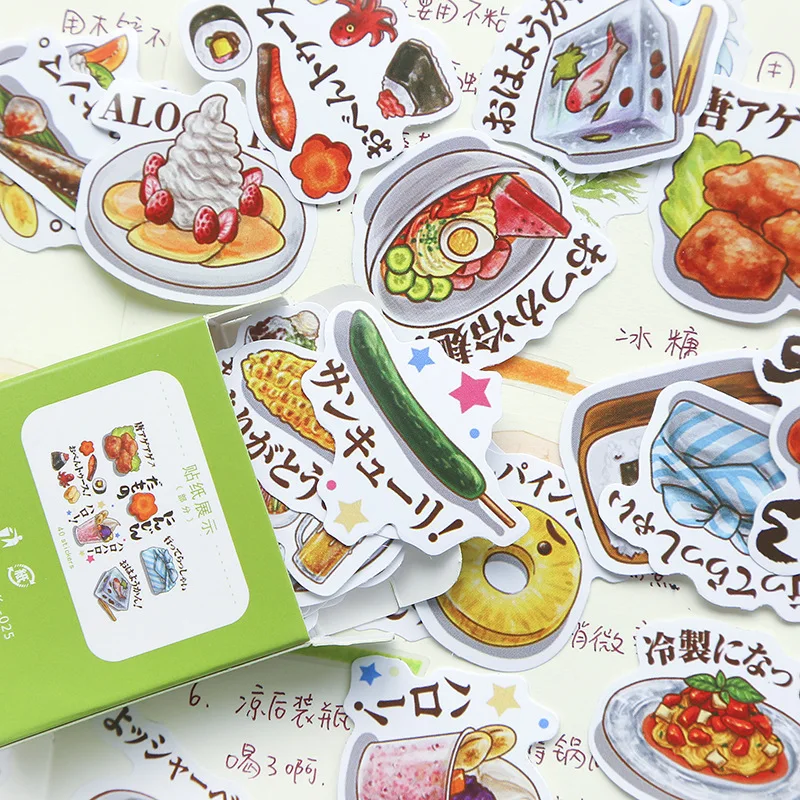 

45pcs/box Memo Pad Notebook Diary of Stickers Notepad Green Potted Paper Note Book Replaceable Stationery Gift Traveler Journal