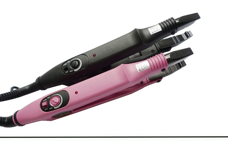 Профессиональный утюжок для наращивания волос, соединитель для термоклея, плоскогубцы для наращивания волос, соединитель для термоклея, железный пистолет(переменный контроль тепла), L-611