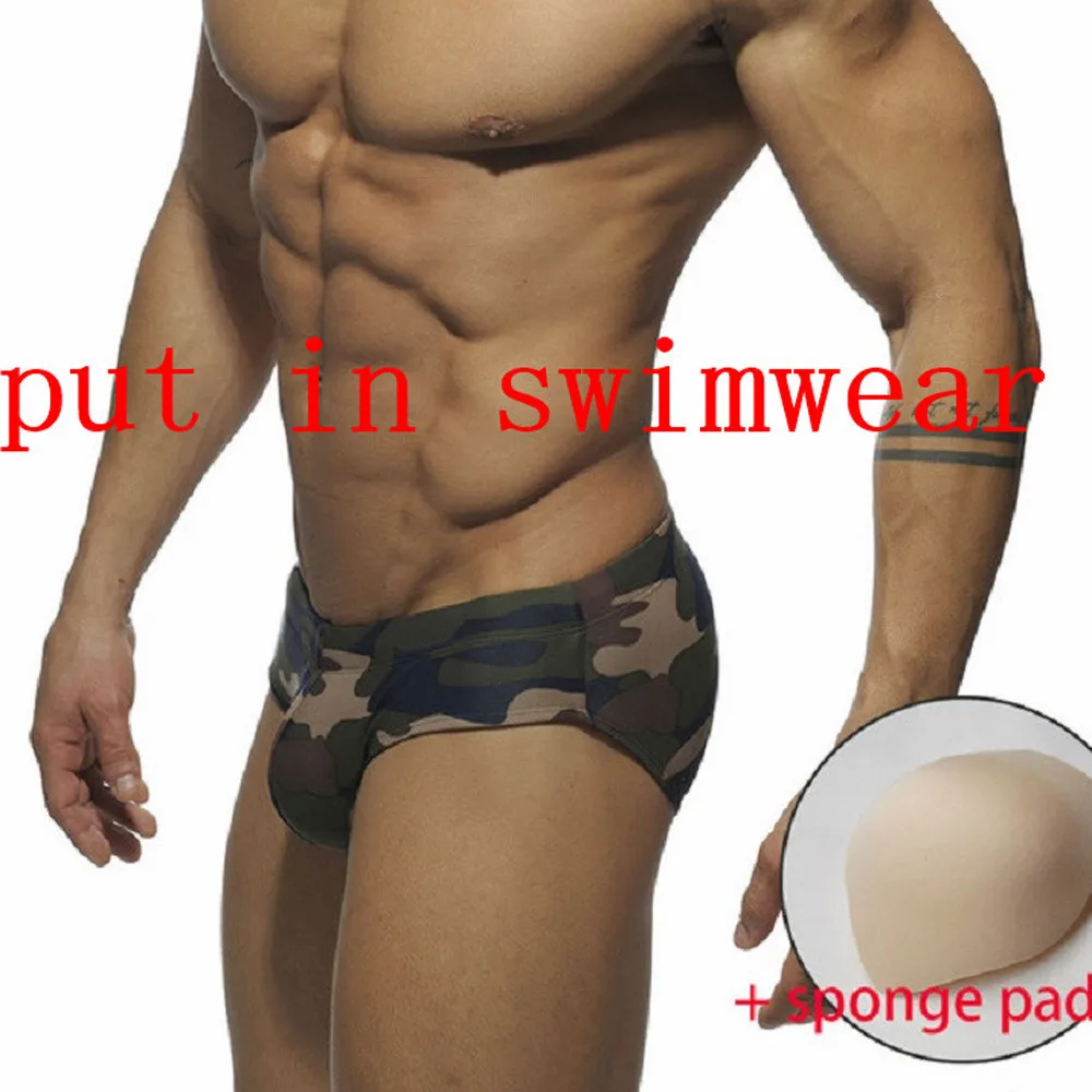 Мягкий защитный коврик из губки для мужчин Три-ди, мужское нижнее белье, сексуальные плавки для плавания, стринги, защитная накладка#22