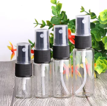 

2017 New 500pcs 5ml 10ml 15ml 20ml transparent spray bottle, fine mist spray bottle, glass perfume bottle