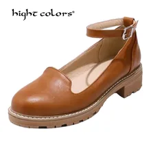 Женские туфли-оксфорды на плоской подошве в британском стиле женские осенние повседневные туфли горничной из мягкой кожи женская обувь на плоской подошве под платье в стиле ретро с пряжкой