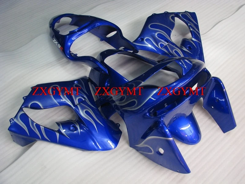 

Body Kits for Zx-9r 1998 - 1999 Full Body Kits Zx 9r 98 Blue Silver Frame Body Kits Zx9r 99