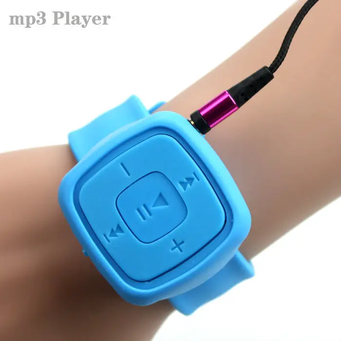 Hot Sell Gift Sport Watch mp3 Player Portable Music Player With Micro TF Card Slot (MP3 ONLY) Can Use As USB Flash Dish