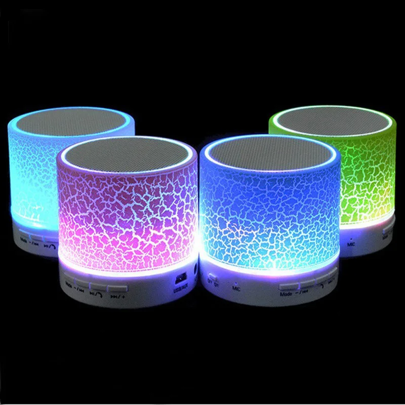 RACAHOO LED Portable Mini Bluetooth Speakers Wireless Hands Free Speaker With TF FM Mic Blutooth Music For Xiaomi iPhone phone4