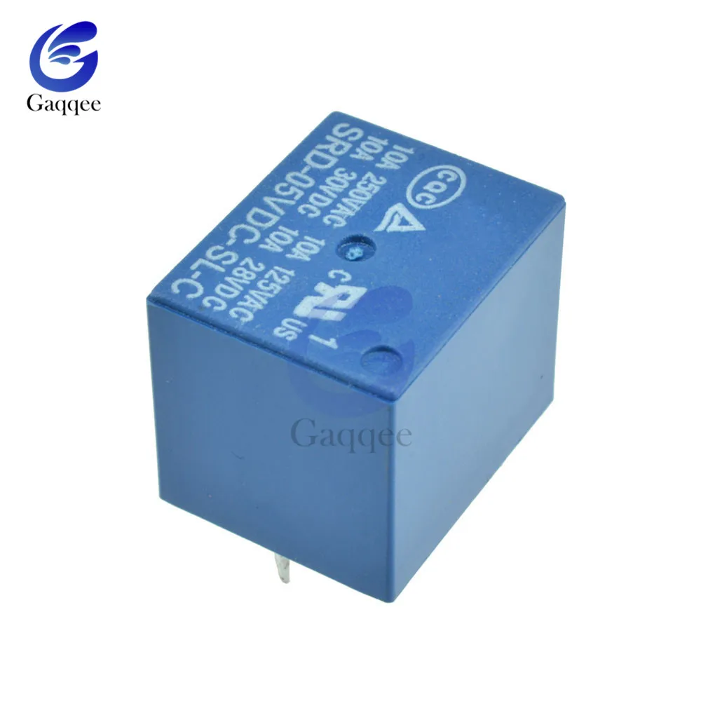 

10PCS/Lot Power Relay T73 SRD-05VDC-SL-C DC 5V Rating Coil SPDT Miniature Power Relay Shield Household Appliance 5 Pin PCB Relay