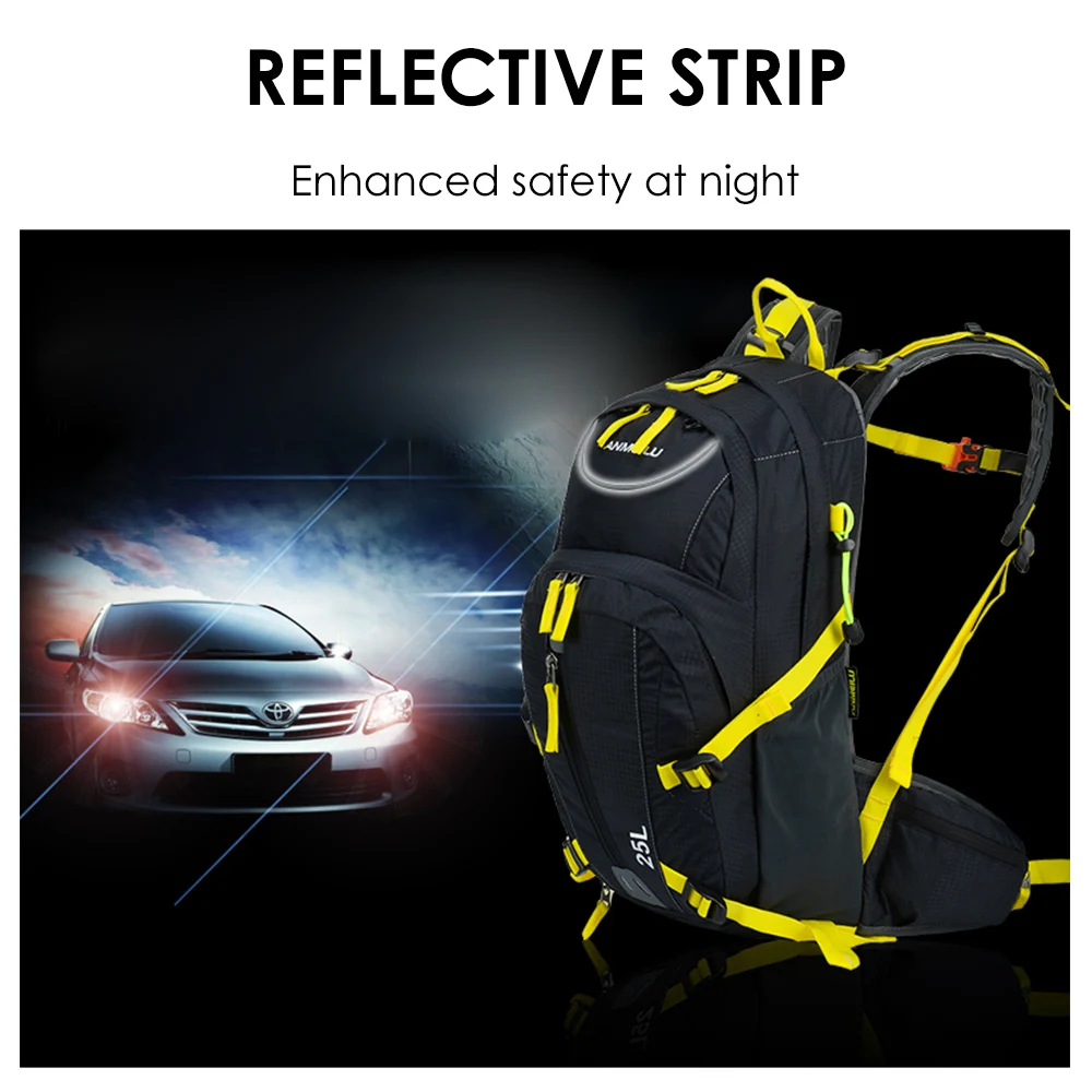 Perfect 25L Water-resistant Cycling Bicycle Bike Shoulder Backpack Ultralight Outdoor Sports Riding Hydration Water Bag with Rain Cover 24