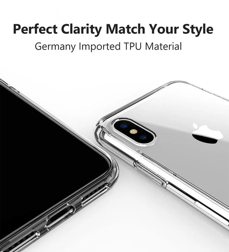 Luxury Case For iPhone X XS 8 7 6 s Plus Ultra Thin Slim Soft TPU Silicone Xs Max Cover Case For iPhone XR 8 Coque Fundas Capa (1)