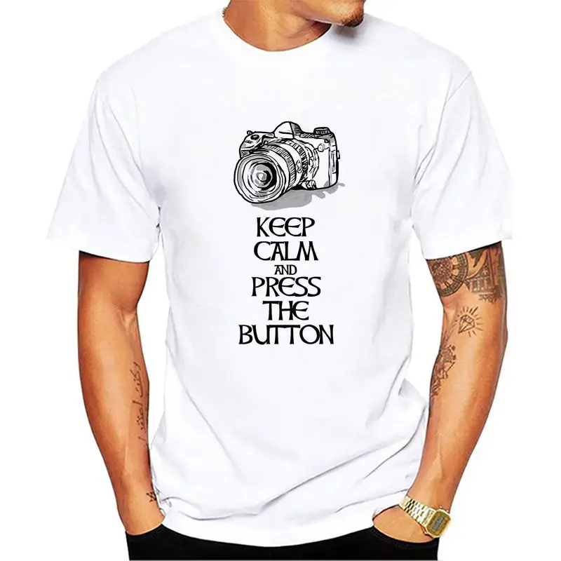 Summer Fashion Camera Button Shoot Manual T Shirt Men Short Sleeve Cotton Photography Shirts Tt shirt OT-828 | Мужская одежда