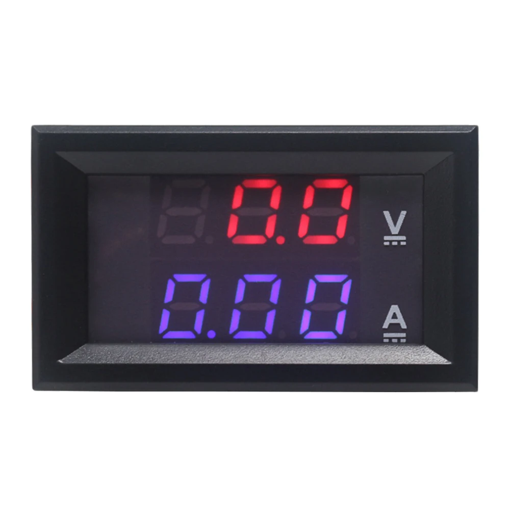 DC 0-100V 10A Digital OLED Voltmeter Amperemeter Spannungsmesser Strommesser Neu 
