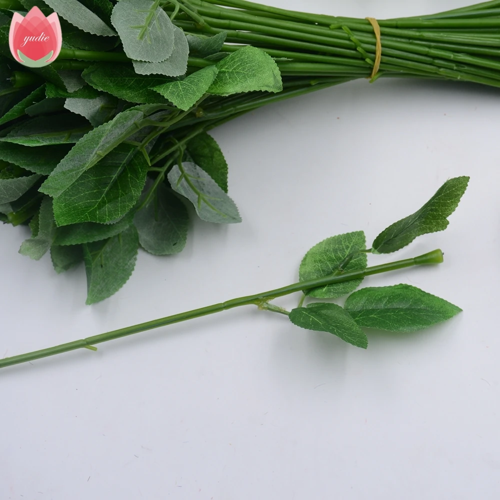 5pcs 32cm Leaf Scape Branches Artificial Flowers Twigs Bouquet For Wedding Room Balcony Home Decoration DIY Simulation Flowers