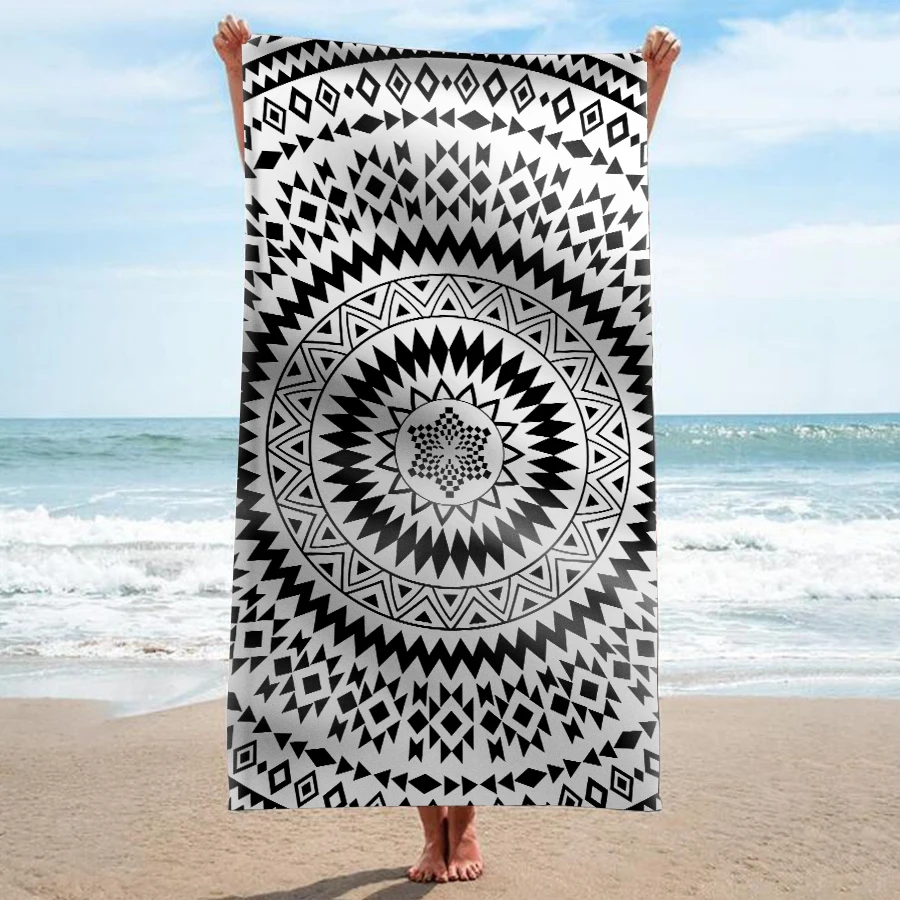

GNORRIS Sand Free Microfiber Pool Mandala Beach Towel Blanket - Quick Dry Super Water Absorbent Yoga mat
