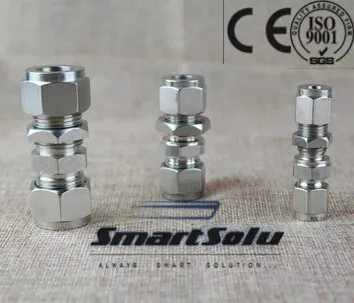 

Free shipping Passthrough Stainless Steel Connector Fitting, ZA-04 Thread, Homebrew Fitting,Straight terminal fittings
