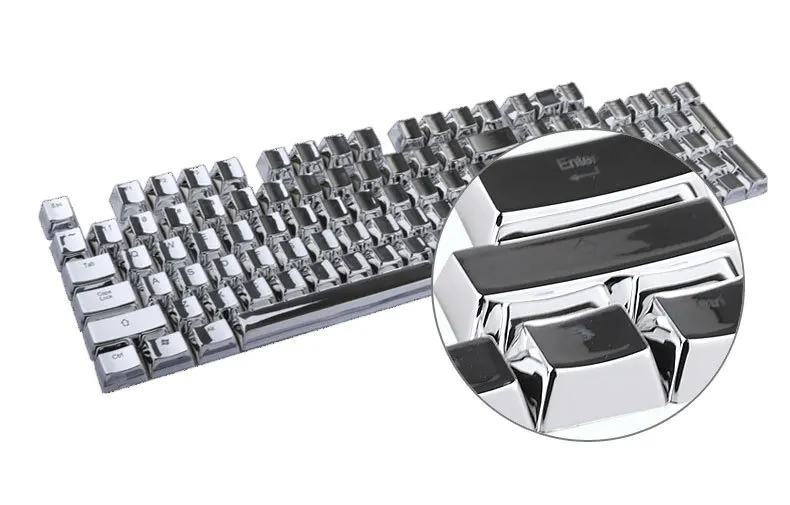 silver keycap mechanical