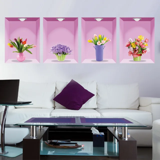 protect wall stick home sitting room 3d decorative stickers