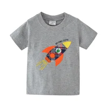 Приталенная футболка с короткими рукавами для маленьких мальчиков и девочек Повседневное летние футболки с круглым вырезом Детская Верхняя одежда футболка