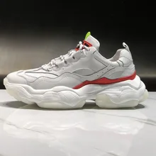 Новинка года; спортивная обувь для мужчин; Повседневная модная удобная дышащая Нескользящая и износостойкая обувь из натуральной кожи