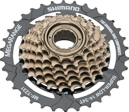 

Shimano Tourney Bicycle Freewheel Cassette MF-TZ31 14-34T 7 Speed MTB Road Bike