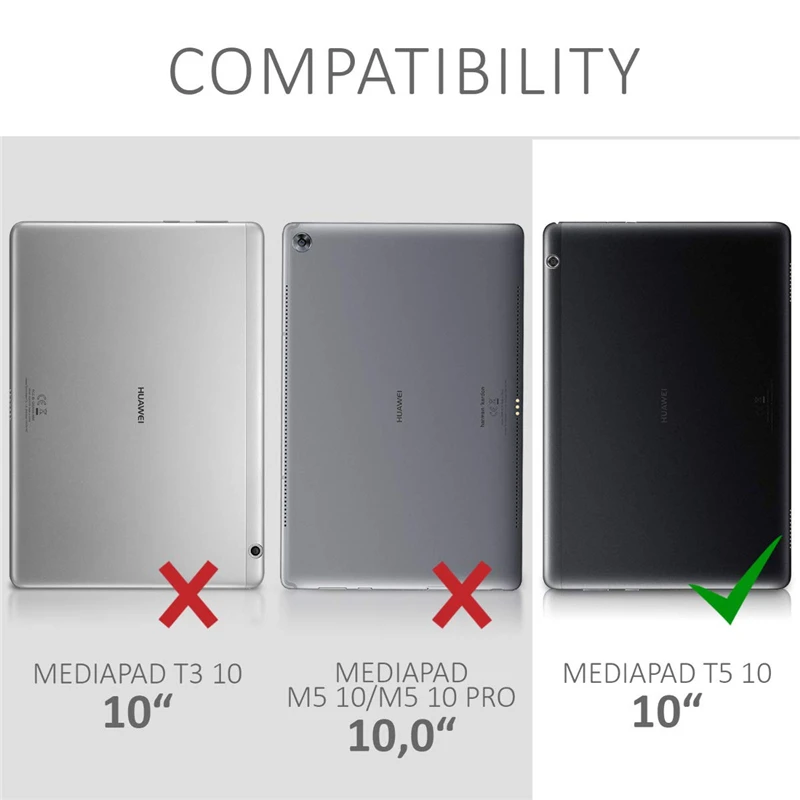 US $389.00 100Pcslot Slim PU Leather Protective Tablet Cover with Stand Feature For Huawei MediaPad T5 10 2018 Tablet