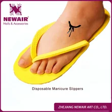 Одноразовые Тапочки Maincure EVA пены легко скользящие тапочки комплект инструментов для маникюра пилка для ногтей и разделители ног поддержка