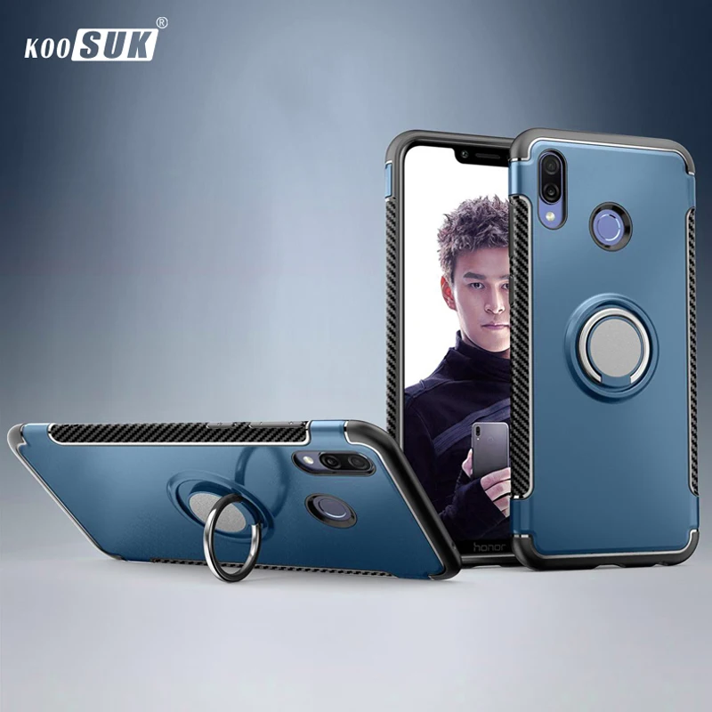 

Xiaomi Redmi Note 7 Case Note 6 Pro Cover Car Armor Full Protection Ring Magnetism Holder Shockproof TPU+PC For Redmi Note 5 Pro