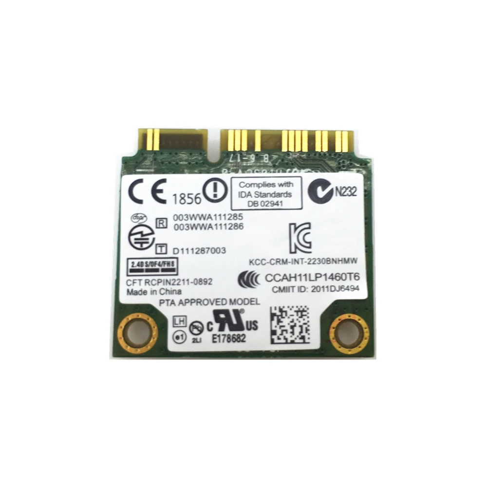 Для беспроводного N Intel 2230 Mini PCI E 300 Мбит/с Wi Fi + Bluetooth 4 0 комбинированный адаптер