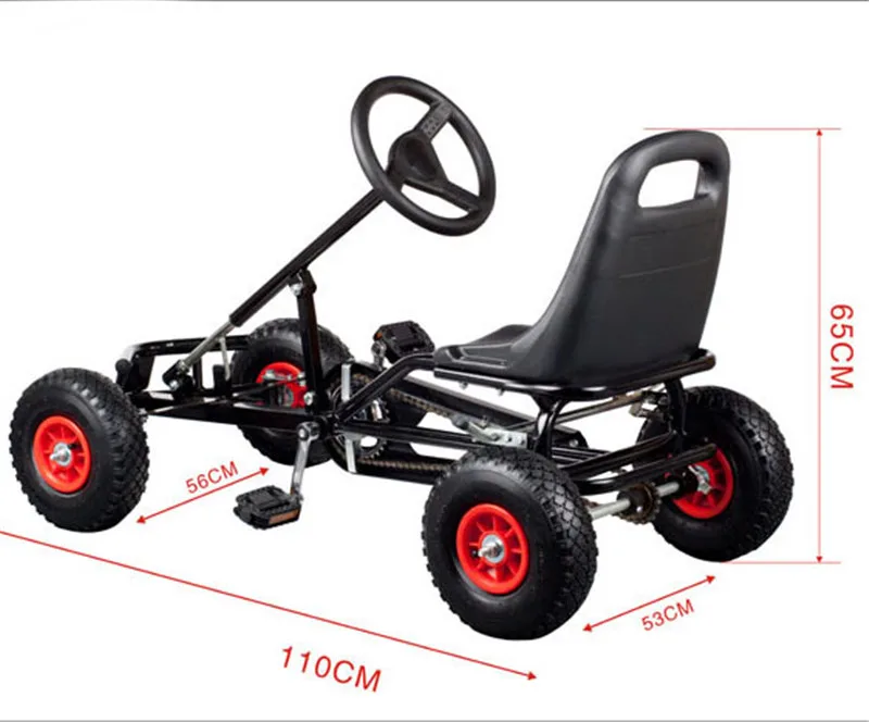 Детские самокаты с педалью Go Kart популярная детская четырехколесная тележка, балансировочная машина для езды на автомобилях для тренировок на открытом воздухе