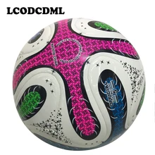 Ballon de football en PU de haute qualité, taille 5, entraînement professionnel pour adultes et enfants, nouveau, 2017