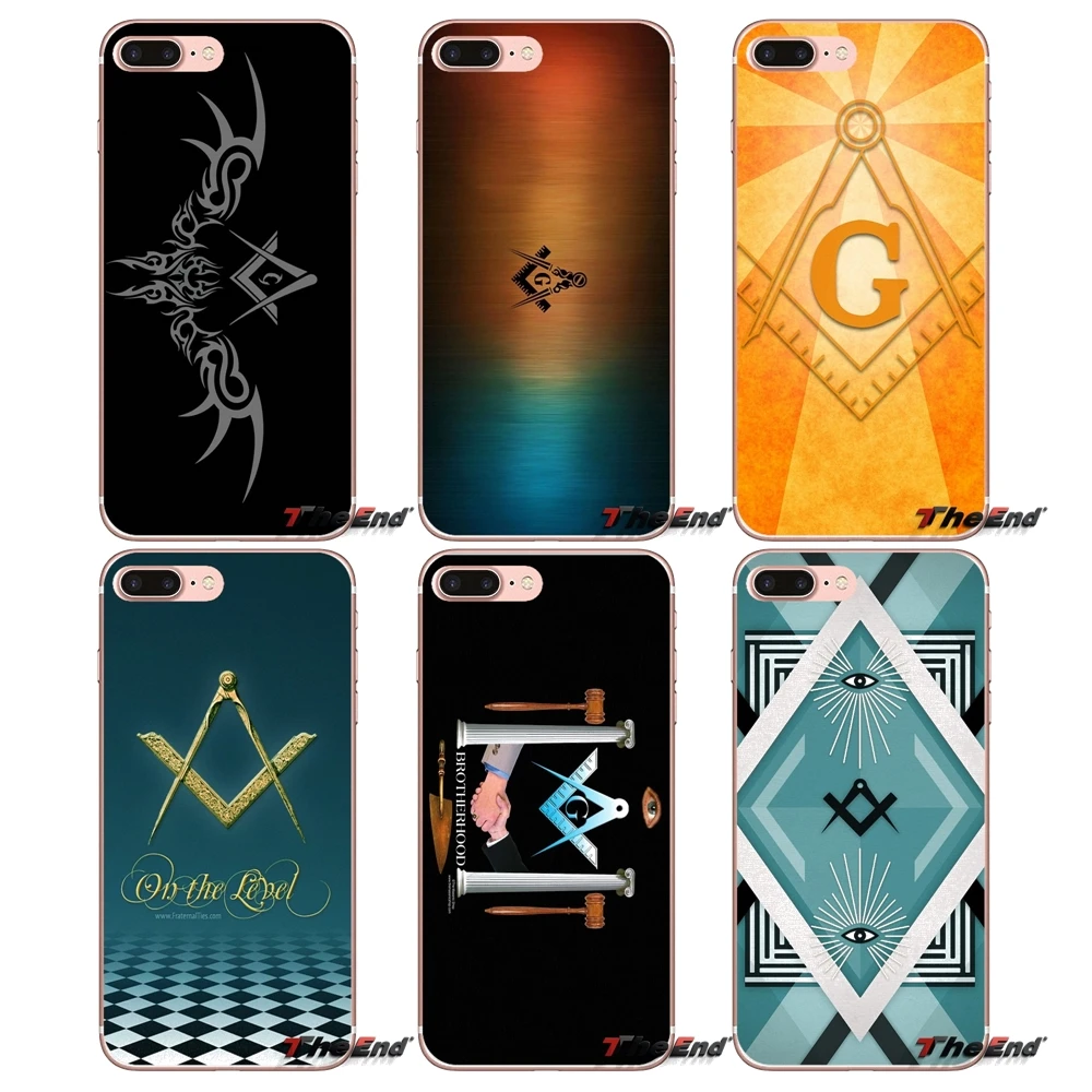 For iPhone X 4 4S 5 5S 5C SE 6 6S 7 8 Plus Samsung Galaxy J1 J3 J5 J7 A3 A5 2016 2017 Free and Accepted Masonic Lodge logo Case | Мобильные